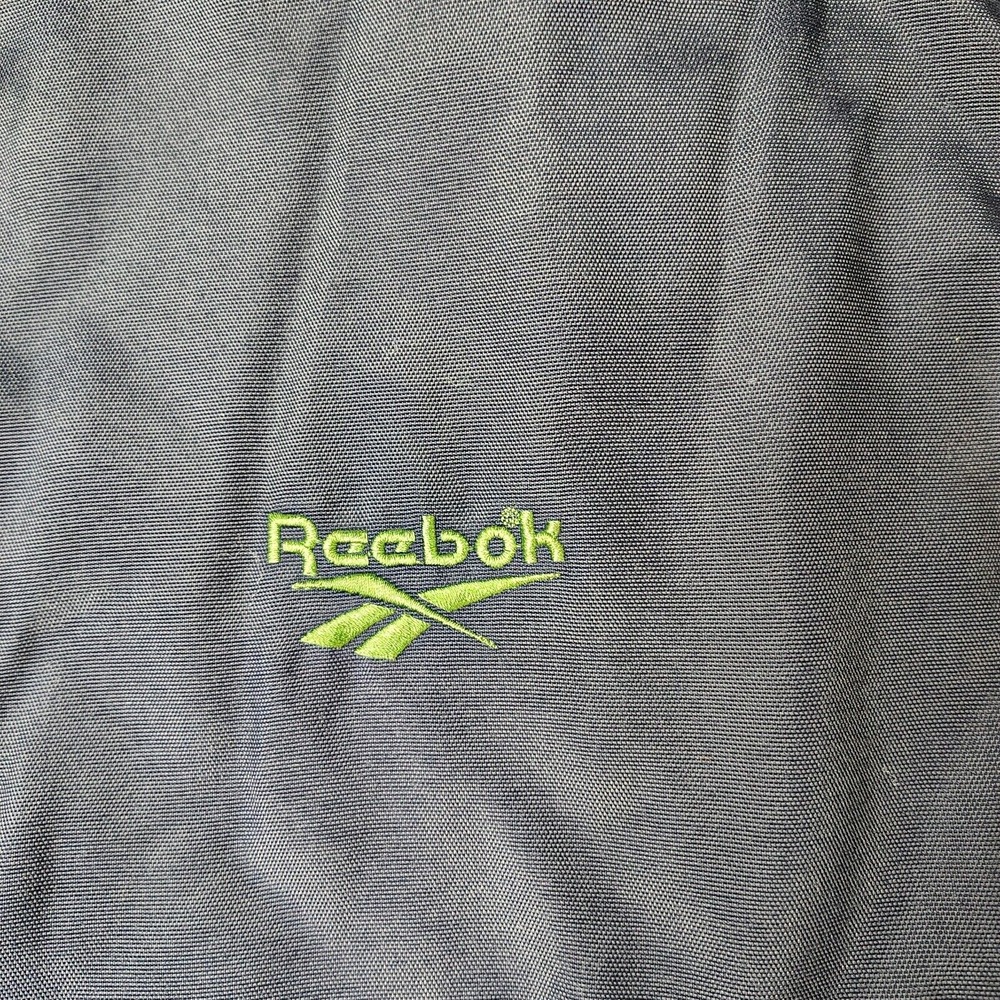 Vintage Reebok Vest Mens Large Blue Full Zip Quilted Lined Snap Pockets Loose - Picture 14 of 16